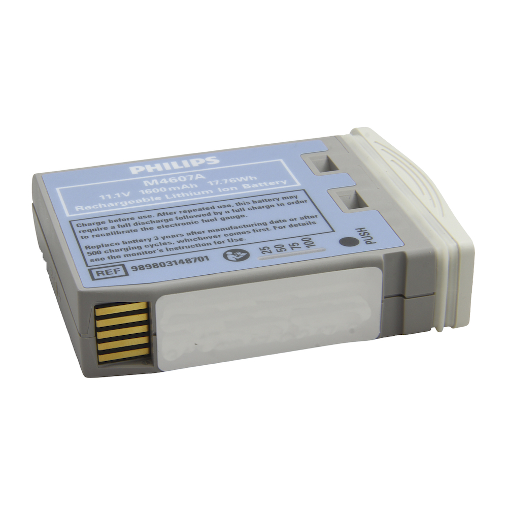 Original Li Ion battery for Philips monitor Intellivue type M4607A