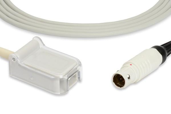 E708-280 Draeger/Siemens Compatible SpO2 Adapter Cable – M35370 M35371 8 pins connector 2,2m in lenght.