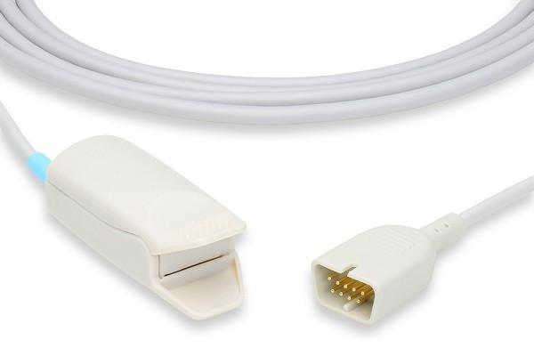 Sensor de SpO2 corto compatible con Nihon Kohden – Cable de 3 pies. TL-201T
