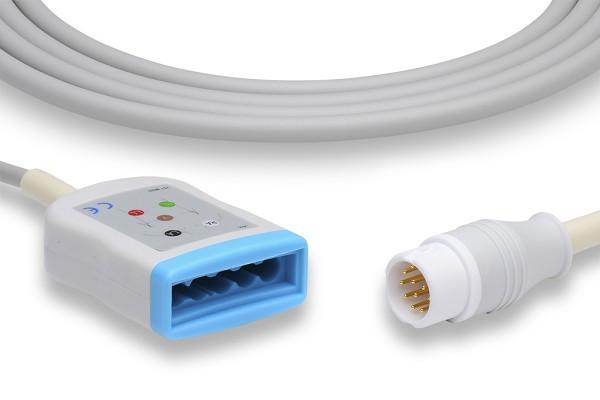 Cable troncal de ECG compatible con Philips – M1668A. 5 derivaciones