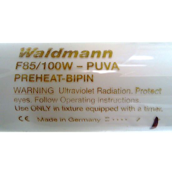 Original Waldmann tube  F85/100W-UV01 for Phototherapy