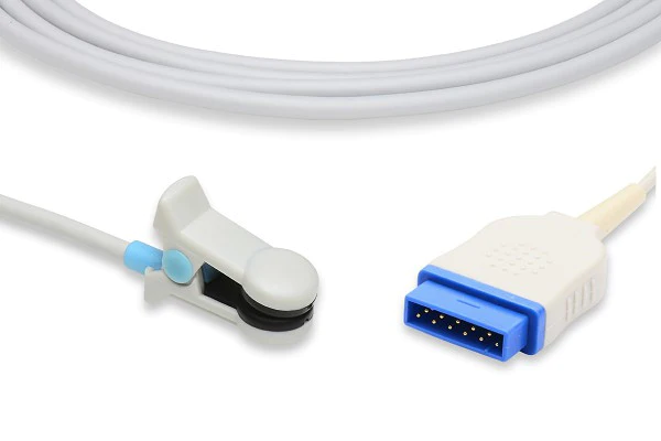 Datex Ohmeda Compatible Direct-Connect SpO2 Sensor Adult Ear Clip
